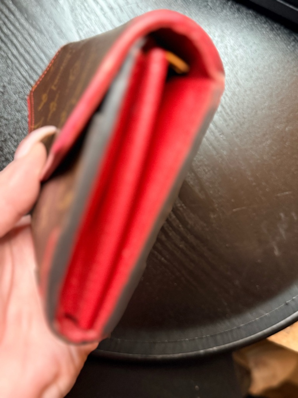 Monogram Sarah Retiro Wallet Cherry - Picture 5 of 11